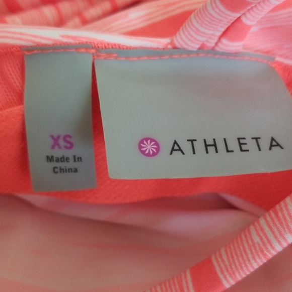 Athleta Ariel Venice Samora Swim Dress Coral Orange XS - Picture 7 of 7